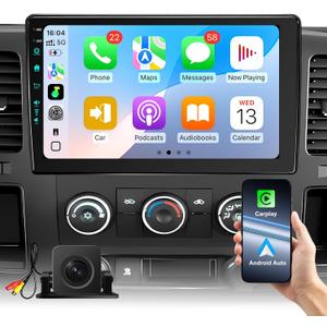10.2 Inch Car Radio Stereo Upgrade Android 13 for Chevy Silverado 2007-2013 GMC Sierra Yukon with CarPlay Android Auto 1080P Backup Camera/BT5.4 ((4Ram 64Rom) 10.2)