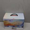 E1 Pro Netflix-Certified Smart Projector, 550 ANSI Lumens, WiFi Bluetooth, Auto Focus & Keystone, Native 1080P & 4K Support, Full-Sealed Optical Engine, Portable Home Theater for Indoor/Outdoor (Gold White)