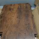 Adjustable Height Standing Desk with Power Outlets, Rolling Stand Up Desk with Monitor Stand and Storage Shelves, 31.5" Small Mobile Computer Desk, Portable Laptop Table (Retro Brown)