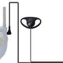 UAYESOK 2.5mm Walkie Talkie Earpiece with Mic PTT, 1 pin D Shape Headset for Motorola Talkabout T200 T200TP T260 T402 T460 T465 T600 T800 T6500 MR350R MS350R Two Way Radio(2 Pack)