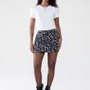 EXLURA Women's Leopard Print Mini Skirt High Waist Sexy Cheetah Skirts Trendy Pencil Bodycon Short Skirts Concert Outfit 2025 (L)