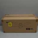 TCL 52" Modern Ceiling Fan with Lights, 5 Blades, 6 Speeds DC Reversible, Dimmable, White Flush Mount for Bedroom, Living Room and Garage