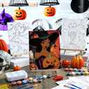 Zhanmai 20 Pack Pre Drawn Canvas for Painting Drawn Canvas Paint Kit Pre Printed Canvases for Sip and Paint Party Favor DIY Virtual Party Birthday Gifts Adult's Date Night(Witch Couple)