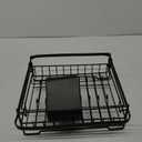 Expandable in Sink Dish Drying Rack - Adjustable Dish Rack Over Sink, Rustproof Dish Drainer for Kitchen Counter, Dish Strainer with Utensil Holder, Fit Kitchen for 13"-18" (Large)