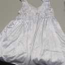 Shadowline Women's Babydoll Short Nightgown Silhouette Nylon Lace Sleepwear (Medium)