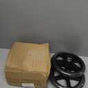 8 Inch by 1 Inch, Wheel Replacement for Wheelchairs, Black (2 PCS)