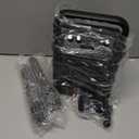 Karaoke Machine, Portable Bluetooth Speaker with 2 Wireless Microphones for Adults & Kids with Lights, Karaoke Microphone with PA System Supports USB/TF/REC/FM/AUX for Home Party Home System Packages (Black)