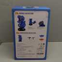 EagleStone T-Rex Dinosaur Shooting Toys for 6 7 8 Year Old Boys, Electronic Shooting Target Game with Air Pump Gun, 24 Balls, Foam Blaster Boy Toys Age 6-8 8-10, Christmas Birthday Gifts for Kids (Blue)