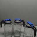 3 Pack 64oz Glass Mason Jar Pitchers with Airtight Lids - Sun Tea & Cold Brew Pitchers, Ideal for Lemonade, Coffee, Flavored Water