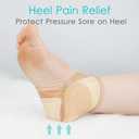 Heel Bordered Silicone Foam Dressing Waterproof Adhesive Sacral Bandages with Absorbent Padding for Elbow Wrist Foot Pressure Bed Sore Hip Knee Replacement Surgery 8.26"x8.26" 2 Pack