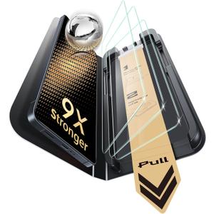 ESR Accessory Glass by Corning 3 Pack 9H+ Glass for Samsung Galaxy S26 Ultra Screen Protector, Anti-Reflective Coating, Military-Grade Protection, Shatterproof & Durable, UltraFit Tray