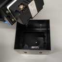 Kanayu Black Recessed Floor Outlet 3.98"x 3.66"x 4" 1-Gang with 4.8a USB Chargers 20 Amp Floor Receptacles Round Outlet Kit Electrical Waterproof Box Cover, ETL Listed