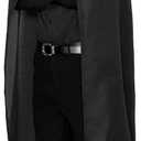 Spooktacular Creations Halloween Cape Costume, Black Cape for Adult, Black Cloak Knight for Halloween Dress Up Party Cosplay (Black, L)