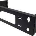 2U Patch Panel Bracket Wall Mount Rack for 19 Networking Equipment, Expandable Depth 9.5 to 15.5, Rack Mount, 20lbs Capacity, Perfect for Servers, Sound & Security Equipment! (2U)