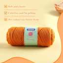 2 Skeins Tshirt Yarn for Crochet,Soft T Shirt Yarn for Crocheting Bag/Basket/Home Decor,Trapillo para Tejer a Crochet Bolsas with 1 Crochet Hook,Each Ribbon Yarn 7oz, 65yd