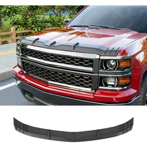 Hood Deflector Compatible with 2014-2015 Chevy Silverado 1500 Hood Protector TPE Shield Replacement for 2014-2015 Chevy Silverado 1500 Accessories
