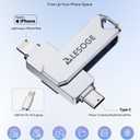 LESOGE MFi Certified Flash Drive 256GB for iPhone USB Memory Stick, USB Stick High Speed Thumb Drives Photo Stick External Storage for iPhone/iPad/Android/PC, LES242