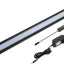 hygger 20W Full Spectrum Aquarium Light with Aluminum Alloy Shell Extendable Brackets, White Blue Red LEDs, External Controller, for Freshwater Fish Tank (30-36 inch)