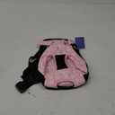 Pawaboo Pet Carrier Backpack, Adjustable Pet Front Cat Dog Carrier Backpack Travel Bag, Legs Out, Easy-Fit for Traveling Hiking Camping for Small Medium Dogs, Medium Size, Black + Pink Daisy