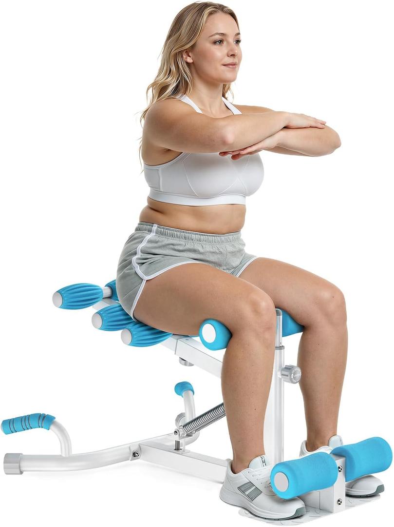 MERACH Deep Squat Machine for Women, Adjustable Glutes Trainer Machine, Core & Leg Exercise, Push Up Board Workout Equipment at Home Gym