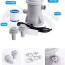 Cartridge Filter Pump for Ground Pools Pools, 330 GPH Pump Rate Pool Filter, Improved Circulation and Filtration, Easy Installation, Improved Water Clarity