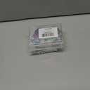 4 x 10pcs Metal D Ring Spring Key Hooks Keyring Clip for Keychain Buckle, Backpacks Handbag Purse Hardware, DIY Crafts (Rainbow)