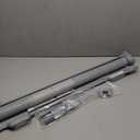 Retractable Baby Gate for Stairs & Doorways - 55" Wide Portable Safety Gate | Fits Baseboards, Easy to Use Indoor/Outdoor | Mesh Gate for Dogs, Puppies, Gray