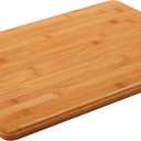 Farberware Extra-Large Wood Cutting Board, Reversible Chopping Board for Kitchen Meal Prep and Serving, Charcuterie Board, 14.17-Inch x 20.08-Inch, Bamboo, 14.2"L x 0.8"W
