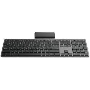 Lenovo 700 Modern Wireless Keyboard, 2.4 GHz Dongle & Dual Bluetooth Connection, AES-128 Encryption, 36 Month Battery Life, Luna Grey