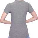 MERIWOOL Womens Merino Wool Short Sleeve T Shirt Lightweight Base Layer Tee (Gray, S)