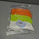 Women's Neon Scrunch Crew Socks 80s 90s Retro 3-Pack Cotton Stacked Boot Calf Cozy Ribbed Slouchy Socks Size 5-10 (1-white/Neon Green/Neon Orange)