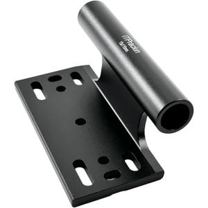 L-Shape Bike Fork Mount Block for 12mm & 15mm Thru-Axle  Perfect for Crossbar, L-Track, or Interior Bike Rack Systems (15x110mm [H40])