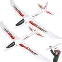 Toyvian Giant Foam Airplanes, 2Pcs 39inch Hand Toss Gliders, 38.98 x 23.62 x 6.1 inches