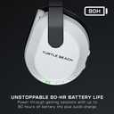 Turtle Beach Stealth 600 Wireless Multiplatform Amplified Gaming Headset for PS5, PS4, PC, & Mobile Bluetooth, 80-Hr Battery, Noise-Cancelling Flip-to-Mute Mic, 50mm Speakers White
