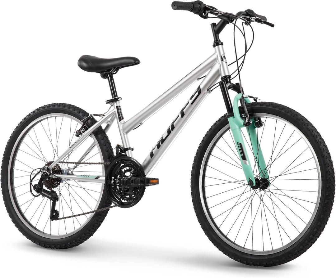 Huffy Stone Mountain Bike for Men and Women, 20/24/26, 6-Speed (20) or 21-Speed, Front or Dual Suspension (Varies), Multiple Colors, Adjustable Saddle, Shimano Equipped, All-Terrain Tires