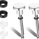 2 Set Tub Spout Diverter Repair Kit Shower Bathtub Faucet Repair Diverter Valve Cup Includes Seals and Gates Leak-Proof Faucet Repairs Bathtub Leaky Replacement Part