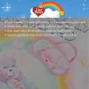 Care Bears Classic Retro Beauty Silky Satin Standard Reversible Pillowcase & Eye Mask Set, 20x30, for Hair and Skin, (Officially Licensed Product) by Franco Collectibles