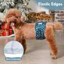 JoyDaog Reusable Dog Belly Bands for Male Dogs Diapers,5 Pack Premium Washable Dog Diapers Male Doggie Nappies Wrap, XL