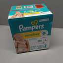 Pampers Baby Wipes Sensitive, Water Based Hypoallergenic and Unscented 504 Total (6 Flip-Top Packs)