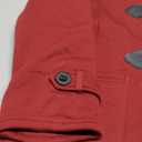 Gihuo Winter Jackets for Women Sherpa Lined Jacket Women Duffle Toggle Coat Hooded Fleece Jacket (Small, Wine)