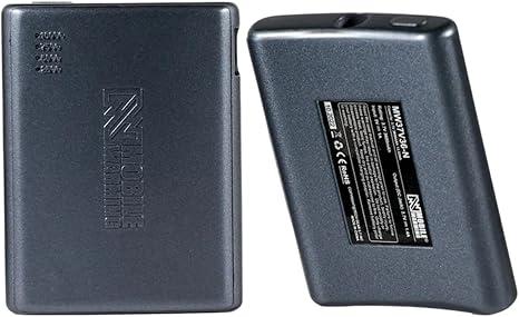 Fieldsheer Mobile Warming Clamshell Powersheer Micro Battery & Cable 3.7V 3600mAh 2-Pack, Black