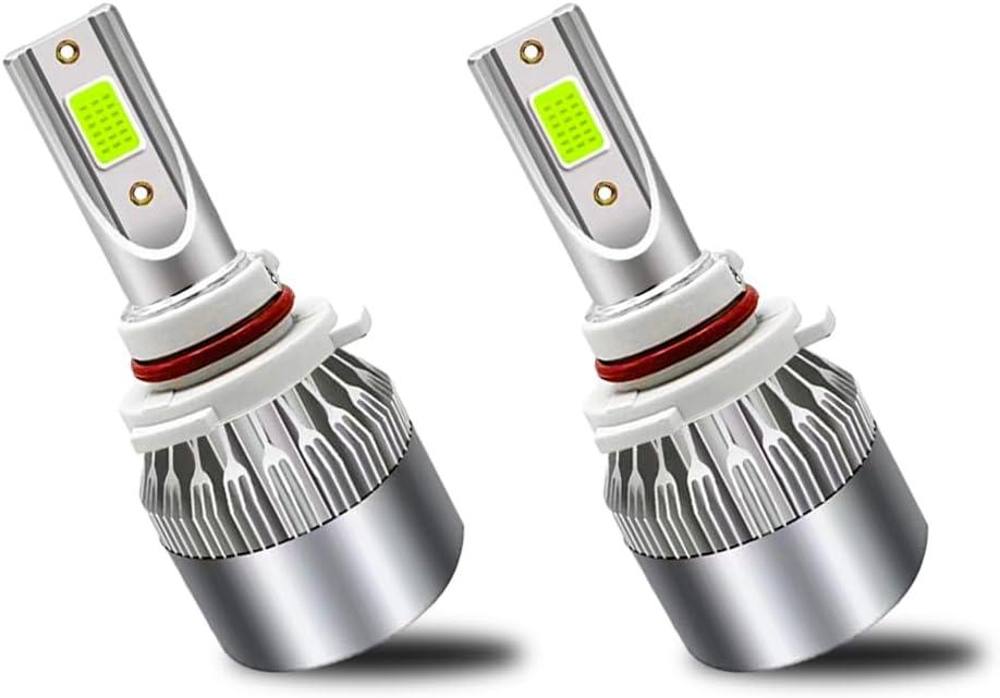 2PCS 9005/HB3 Car LED Light, 8000K 3800LM Super Bright Auto Fog Light, Plug & Play High and Low Beam Bulb, Waterproof Headlight Replacement, Lighting Car Accessories (Blue)