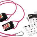 Jaeger J-Bands Resistance Bands for Pitchers. Baseball & Softball Pitching Trainer and Arm Trainer. Pitching Bands for Throwing. Training Equipment with Laminated Instruction Sheet (Regular - (Ages 13 & Above), Pink)