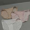 Vanity Fair Women's Illumination String Bikini Panties, Silky Stretch & Satin Trim (7, 3 Pack - White/Quartz/Beige)