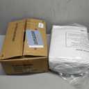 Mattress Topper Queen for Back Pain, Extra Thick Mattress Pad Cover, Plush Pillow Top, Deep Elastic Pocket, White