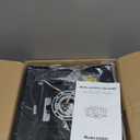 Outdoor Ceiling Light: Upgraded Motion Sensor Porch Light Fixture with Remote Control 4 Lighting Modes Flush Mount Ceiling Light Fixture with Clear Glass for Porch, Driveway, Patio, Farmhouse (H2005, Black)