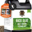 Vollence Ready to Use Rock Glue for Landscaping,1 Gallon Mulch Glue Gravel Binder No Dilution Needed Rock Adhesive, Pine Straw Outdoor Stone Bond for Garden, Gravel Stabilizer Landscape Mulch Lock (EXP 08/10/26)