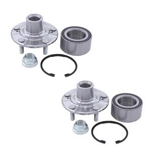 MOTOKU Pair Front Wheel Hub Bearing Kits for Honda Odyssey 2005-2010 with Nuts Clips Left and Right Side
