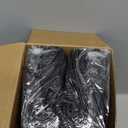 Tioncy 24 Pcs Single Wine Bottle Gift Bag Bulk Wedding Champagne Boxes with Clear Window Handles Reusable Holiday Party Favor(Black)