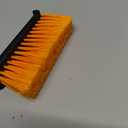 EcoNour 27" Aluminum Ice Scrapers for Car Windshield | Car Snow Scraper Window and Snow Brush with Ergonomic Foam Grip Winter Accessories (Orange)